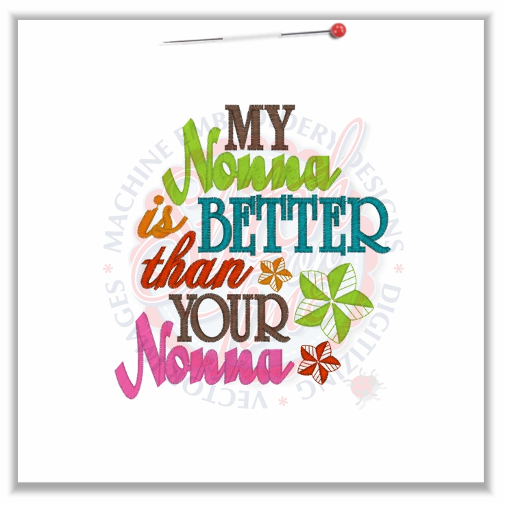 Sayings (4630) My Nonna Is Better 5x7