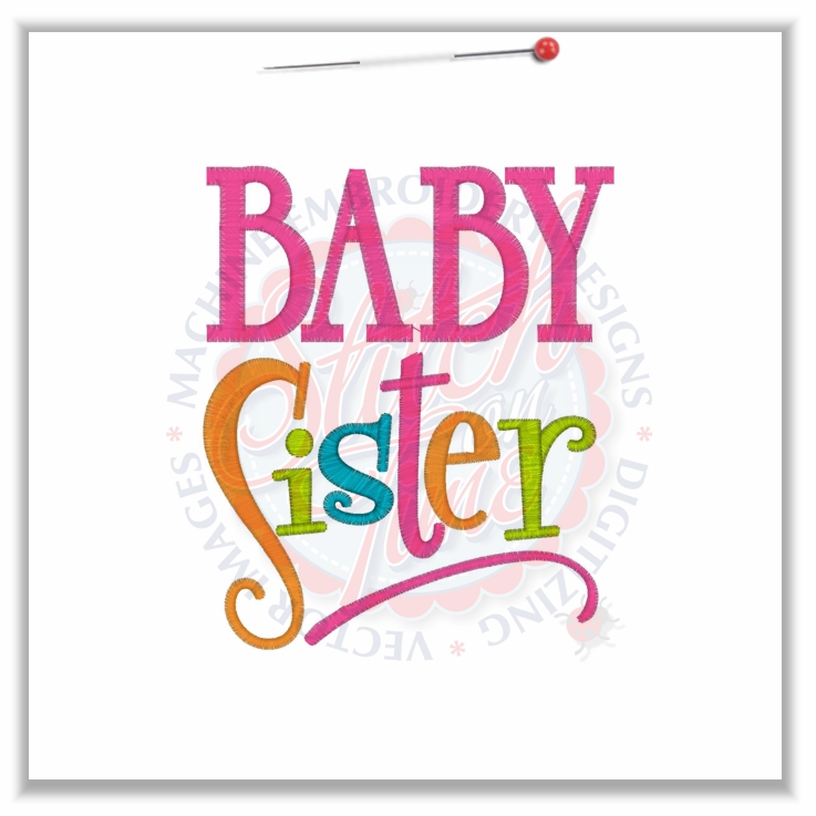 Sayings (4681) Baby Sister 5x7