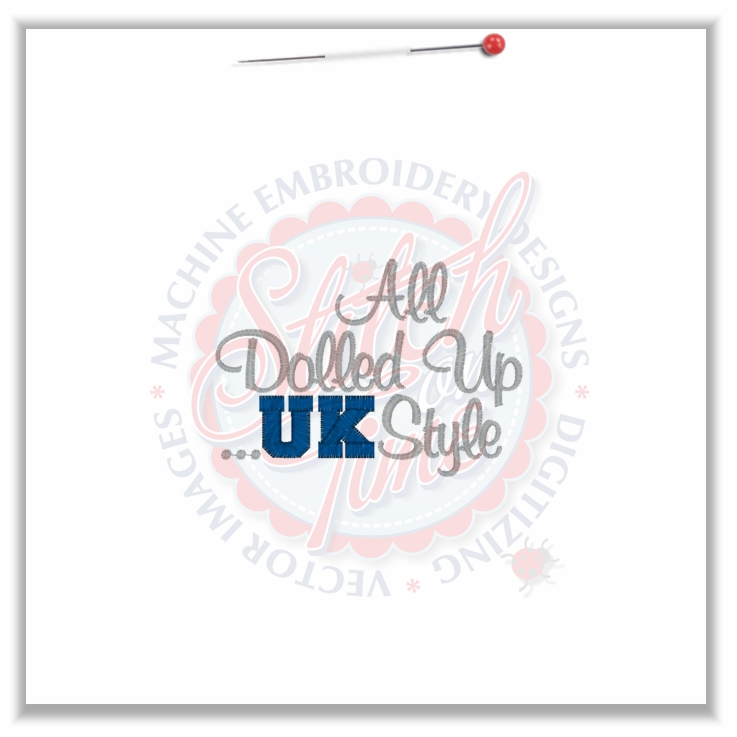 4783 Sayings : All Dolled Up UK Style 4x4