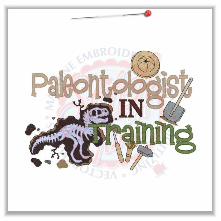 4864 Sayings : Paleontologist In Training 5x7