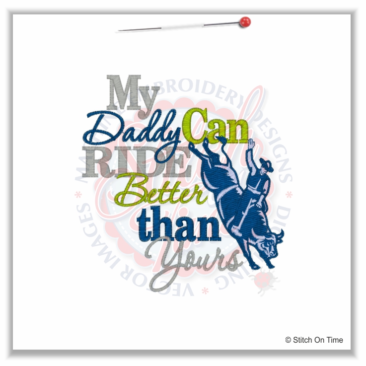 4883 Sayings : Daddy Ride Better 5x7