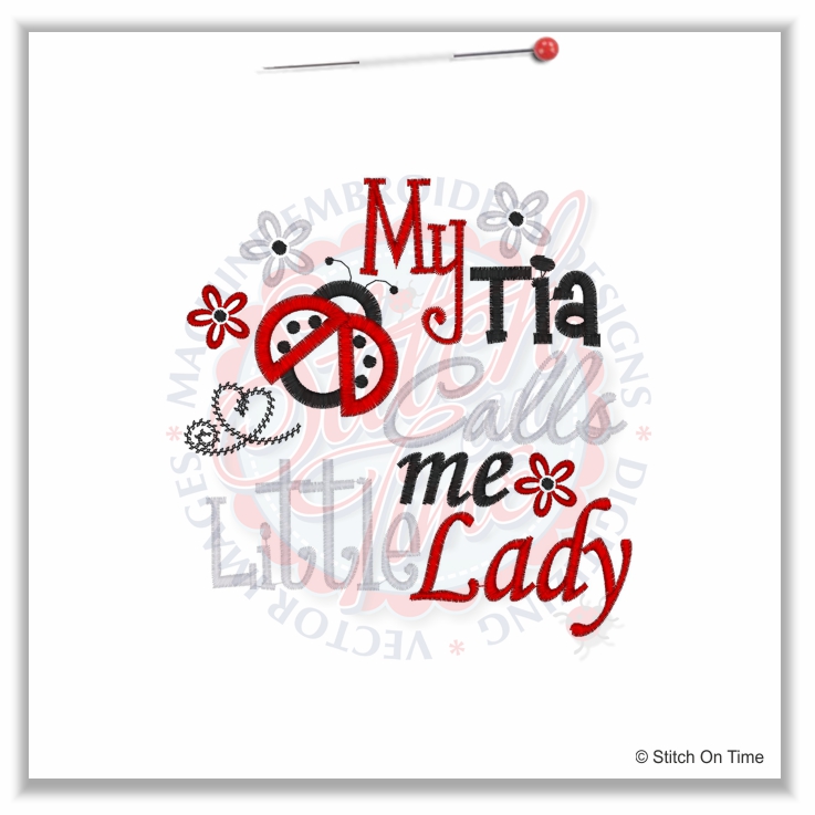 4941 Sayings : My Tia Calls Me Little Lady 5x7