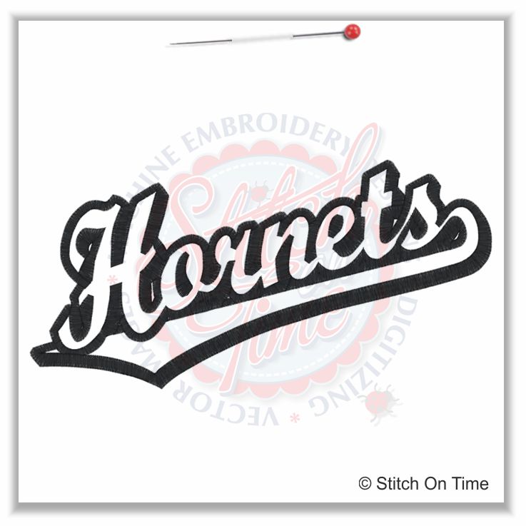 5133 Sayings : Hornets Applique 6x10