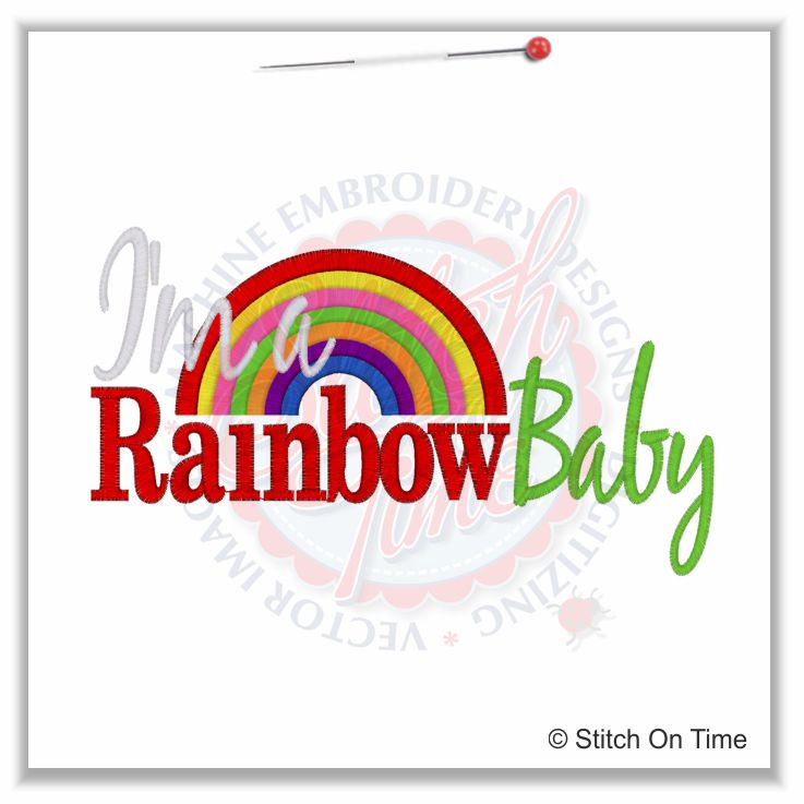 5150 Sayings : I'm A Rainbow Baby 5x7