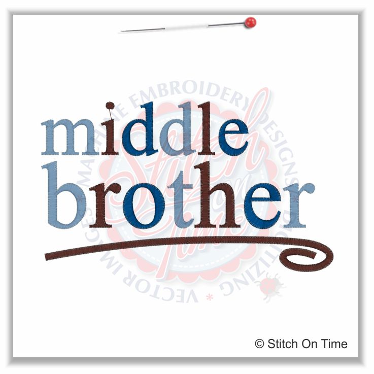 5166 Sayings : Middle Brother 5x7