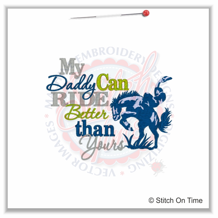 5232 Sayings : Daddy Ride Better 5x7
