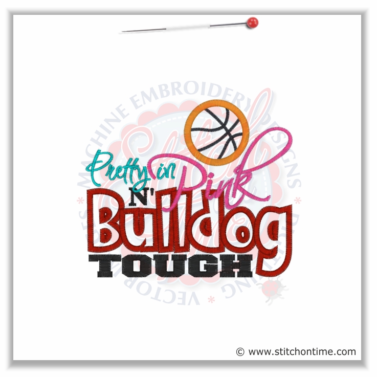 5301 Sayings : Bulldog Tough Applique 5x7