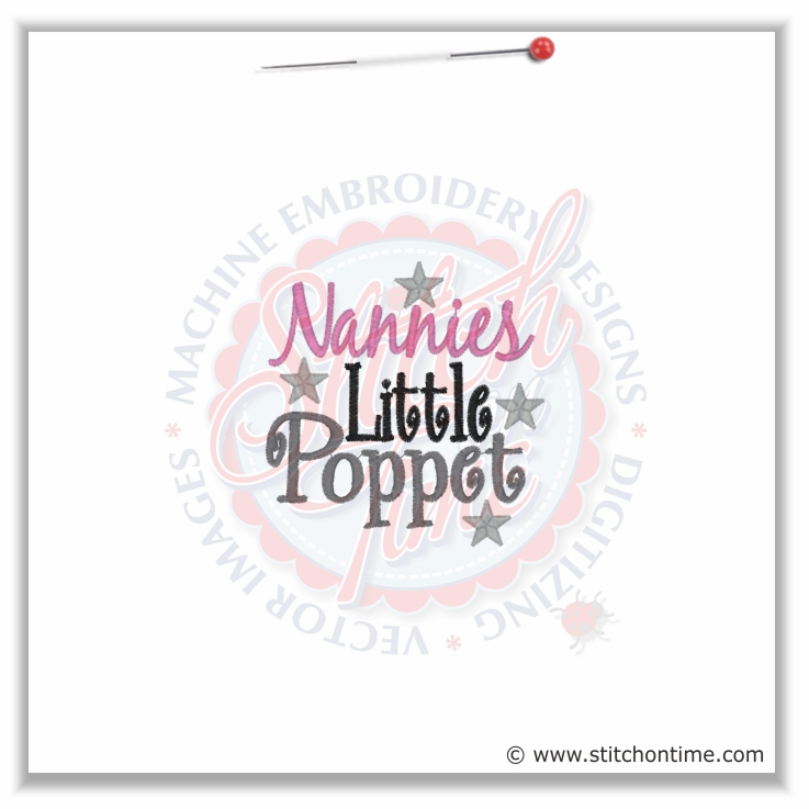 5306 Sayings : Nannies Little Poppet 4x4