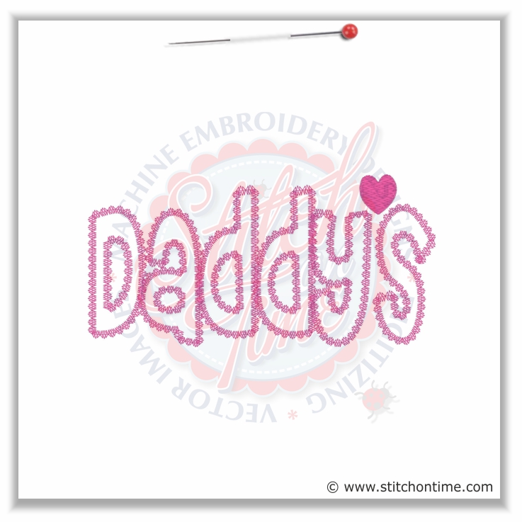 5309 Sayings : Daddy's Applique 5x7