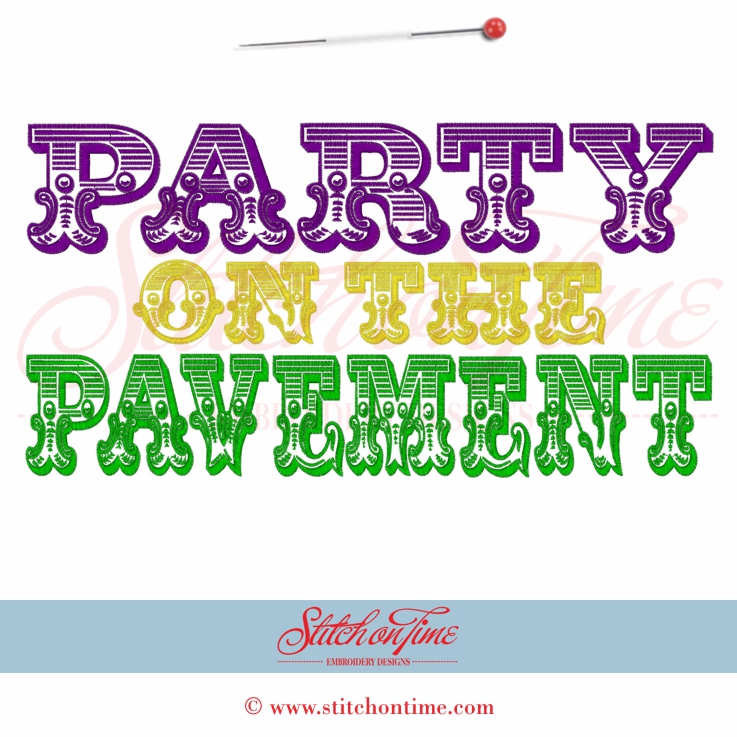 5454 Sayings : Party On The Pavement 200x300