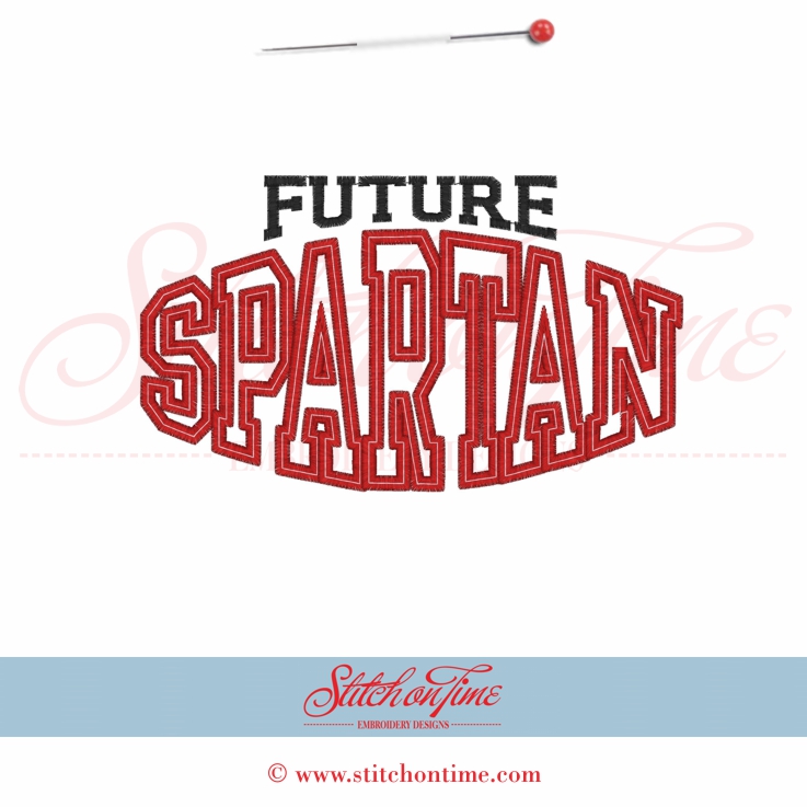 5471 Sayings : Future Spartan Applique 5x7