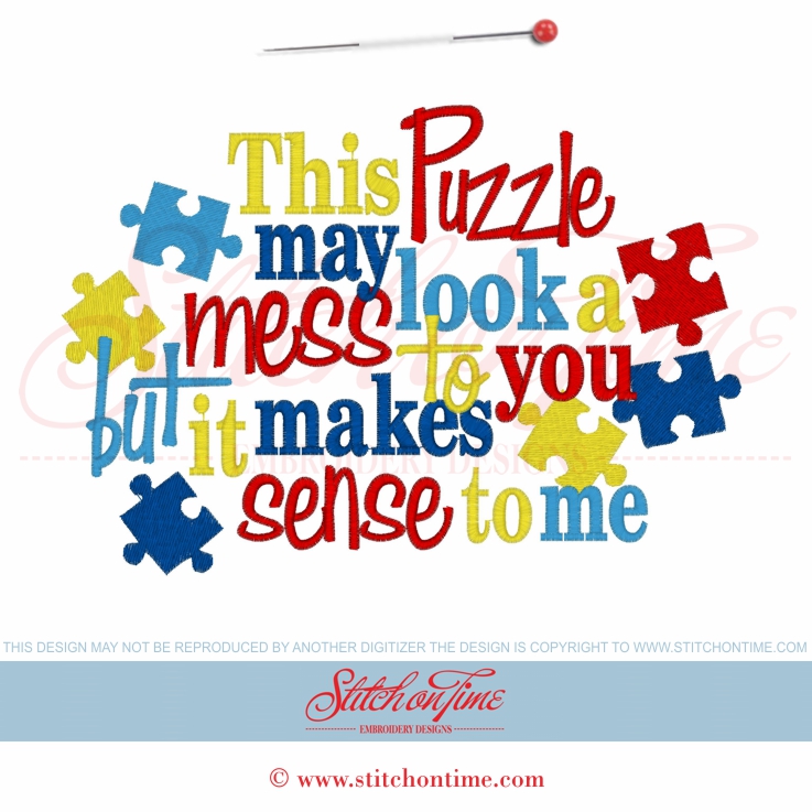 5536 Sayings : Autism Puzzle 6x10
