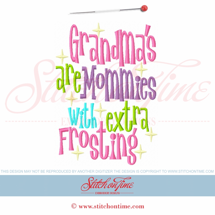 5755 Sayings : Mommies With Extra Frosting 5x7