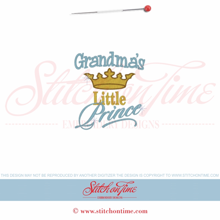 5758 Sayings : Grandma's Little Prince 4x4