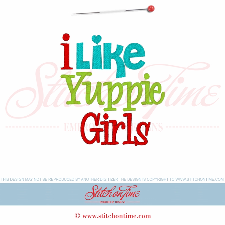 5867 Sayings : I Like Yuppie Girls 5x7