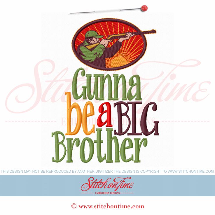 5904 Sayings : Gunna Be A Big Brother 5x7