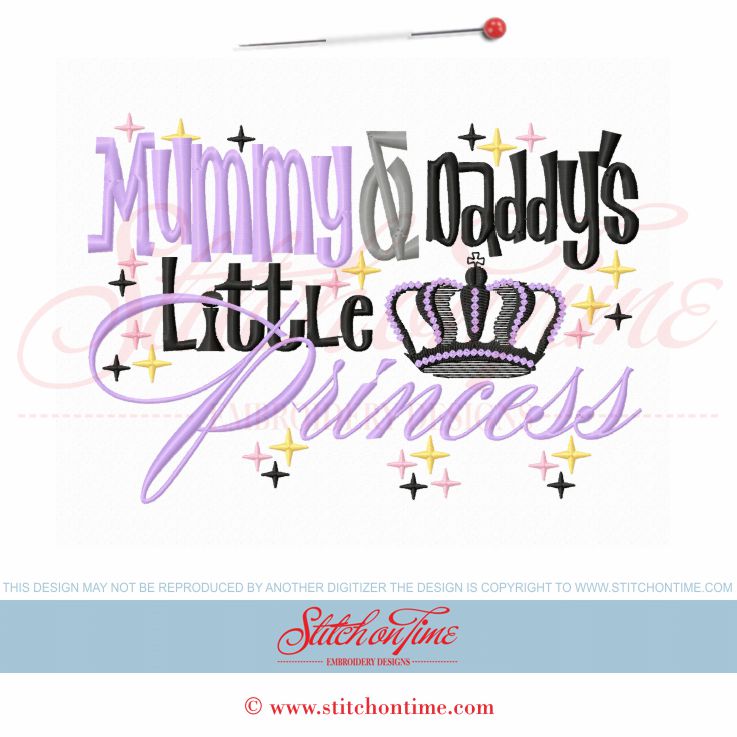 5934 Sayings : Mummy & Daddy's Little Princess 5x7
