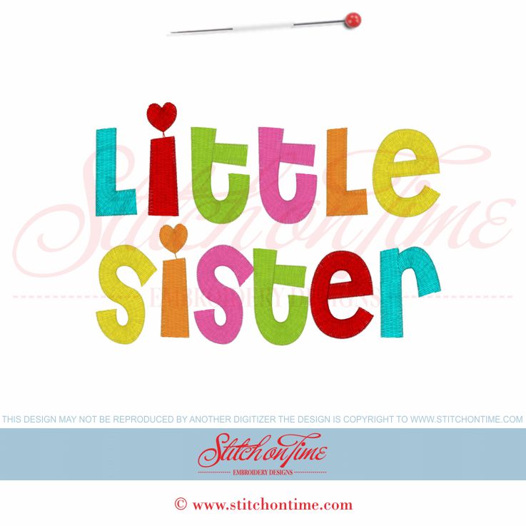 5977 Sayings : Little Sister 5x7