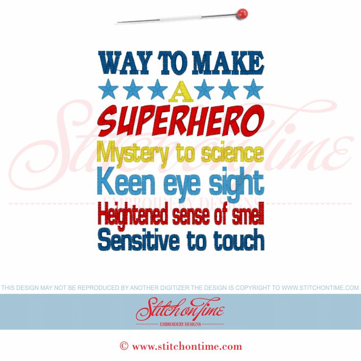 5992 Sayings : Way To Make A Superhero 5x7