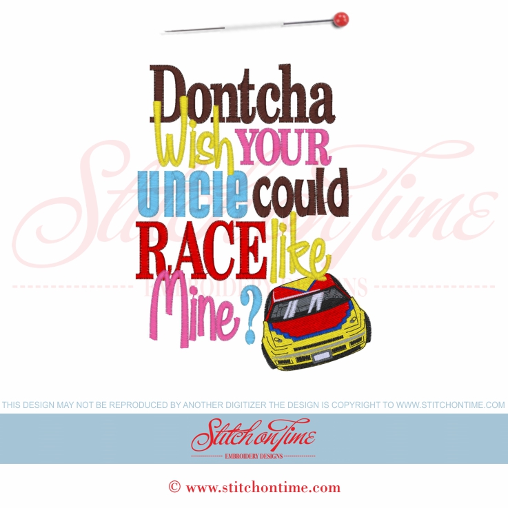 6034 Sayings : Dontcha Wish Uncle Race 5x7