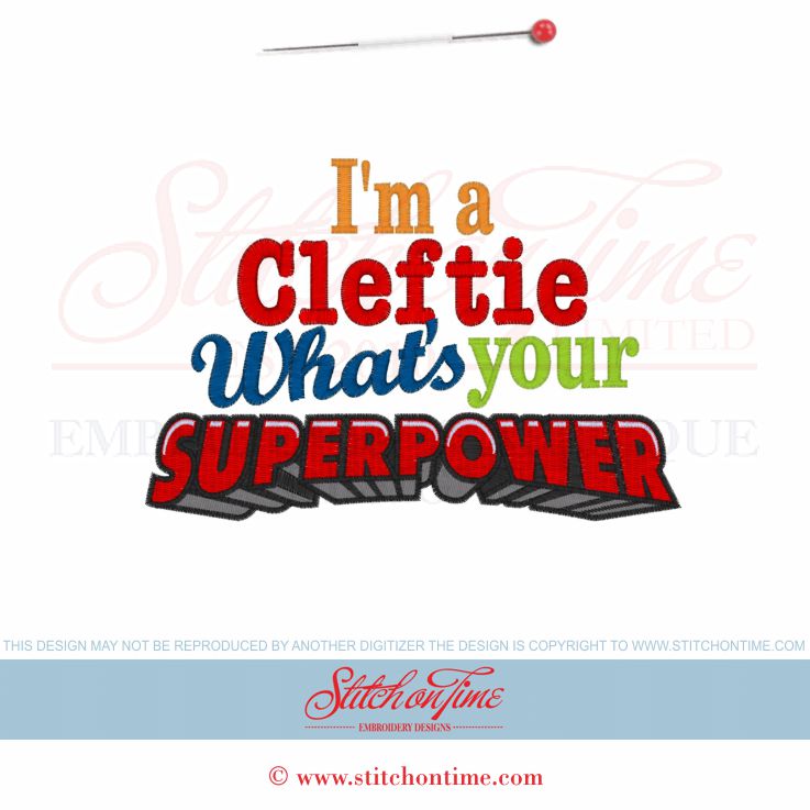 6196a Sayings : I'm A Cleftue Whats Your Superpower 5x7