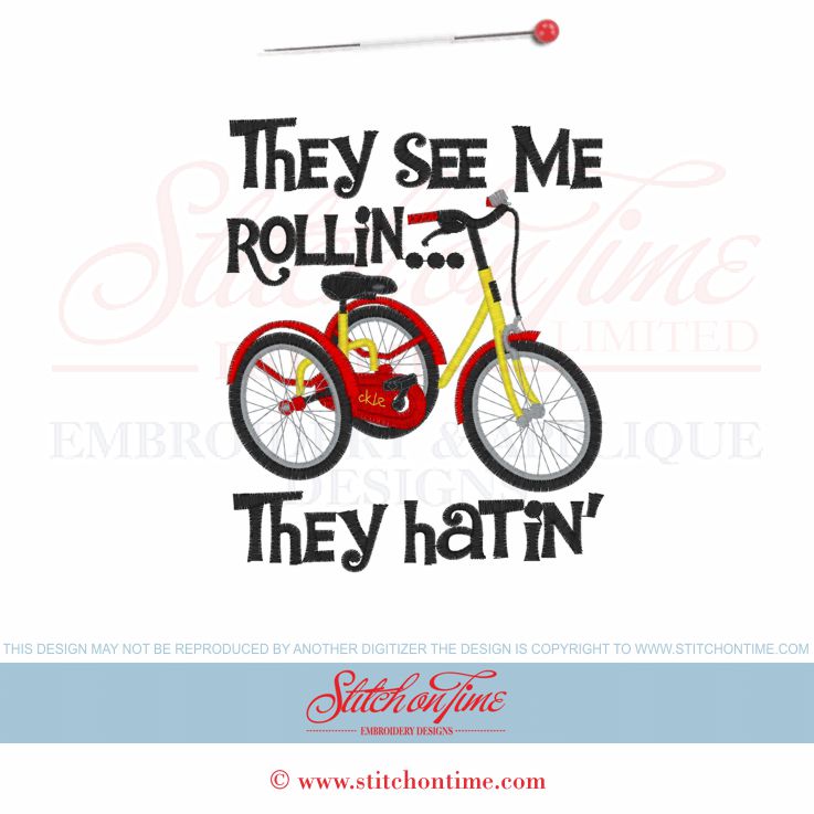 6201 Sayings : They See Me Rollin 5x7