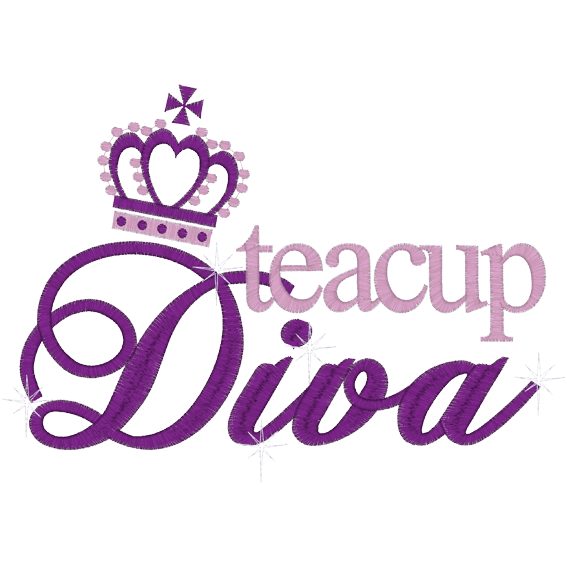 Sayings (A675) Teacup Diva 4x4