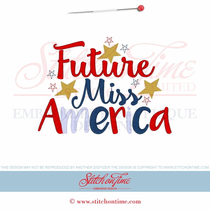 6490 Sayings : Future Miss America 5x7
