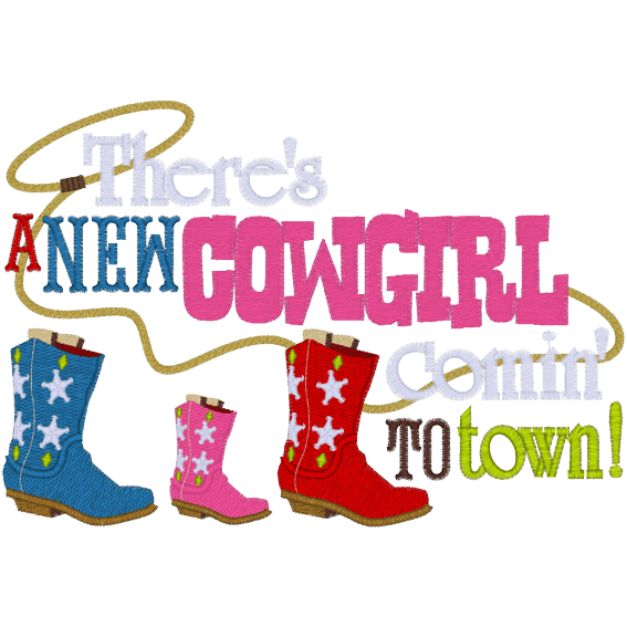 Sayings (A659) Cowgirl 6x10