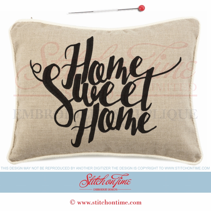 6605 Sayings : Home Sweet Home 4 Hoop Sizes Inc.