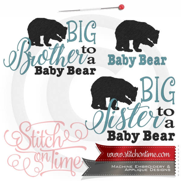6766 Sayings : Baby Bear 3 Part Set