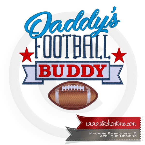6848 Sayings : Daddy's Football Buddy