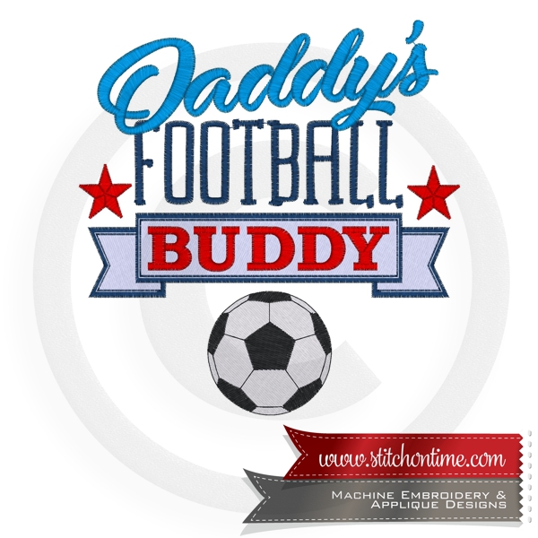 6849 Sayings : Daddy's Football Buddy