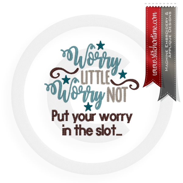 6863 Sayings : Worry Little Worry Not 4x4