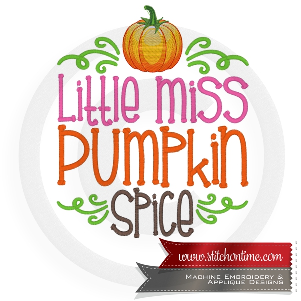 6889 Sayings : Little Miss Pumpkin Spice
