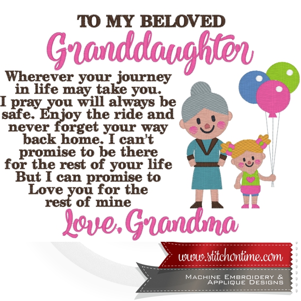 6954 Sayings : My Beloved Granddaughter