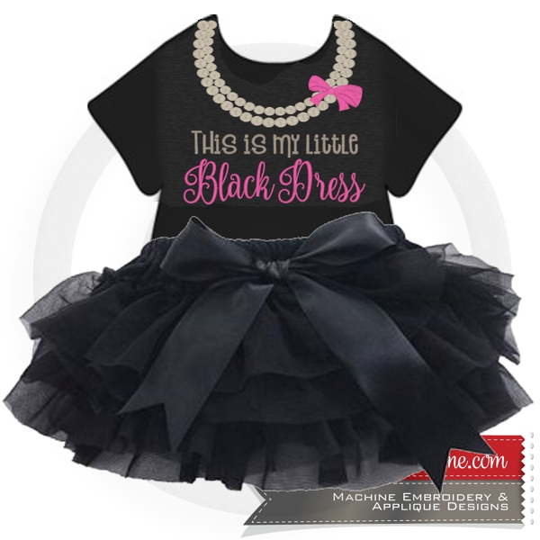 7035 Sayings : This Is My Little Black Dress