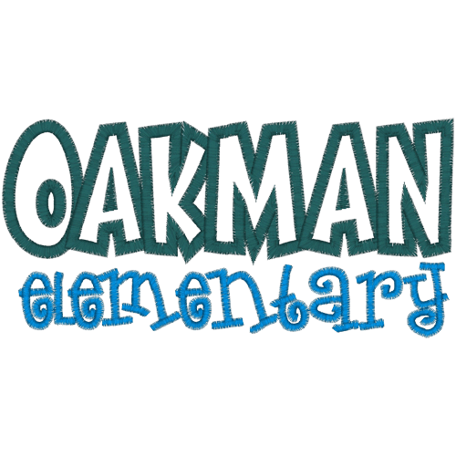 Sayings (A846) Oakman Elementary Applique 5x7