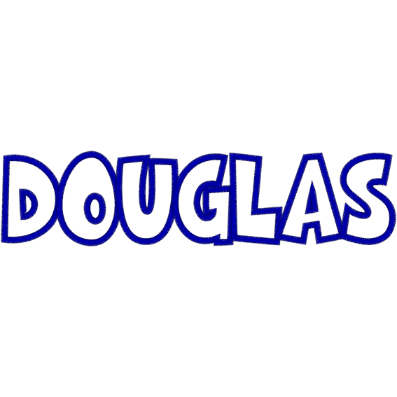 Sayings (A853) Douglas Applique 200x300
