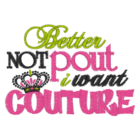 Sayings (A917) Couture 4x4