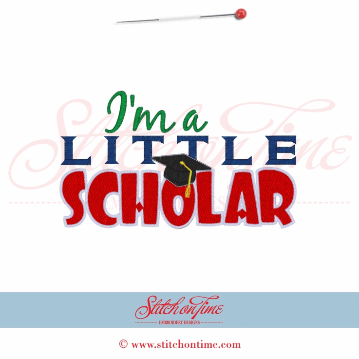 43 School : I'm A Little Scholar 5x7