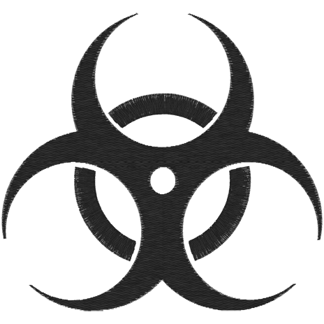 Symbols (A1) Bio Hazard 6x10