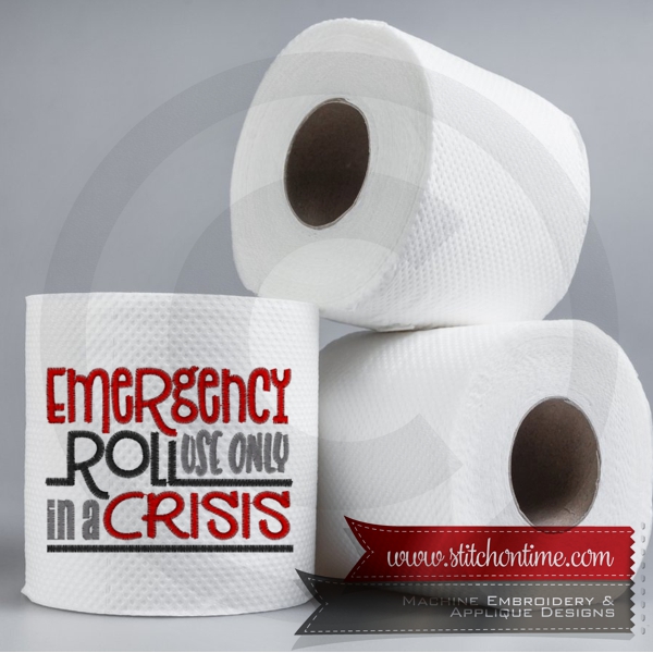 1 Toilet Roll : Emergency Roll 4x4