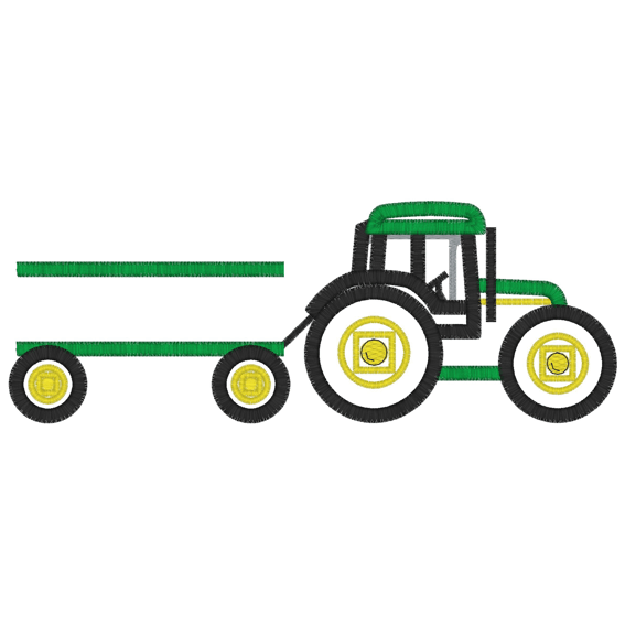 Tractors (44) Applique 8x8