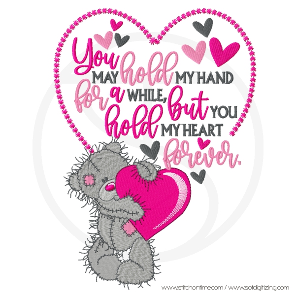 577 VALENTINE : You May Hold My Hand For a While Teddy