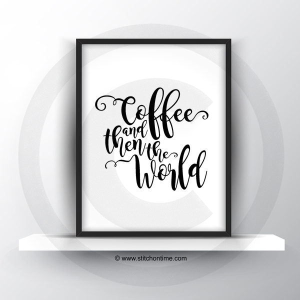 30 Vectors : Coffee And Then The World