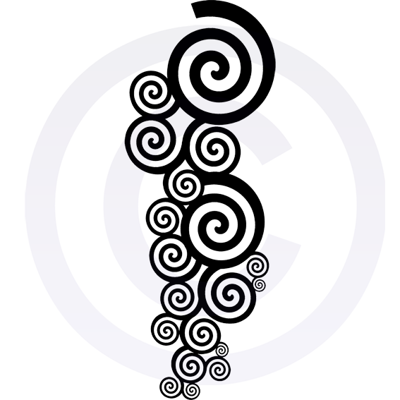 Vectors (A4) Circle Swirls
