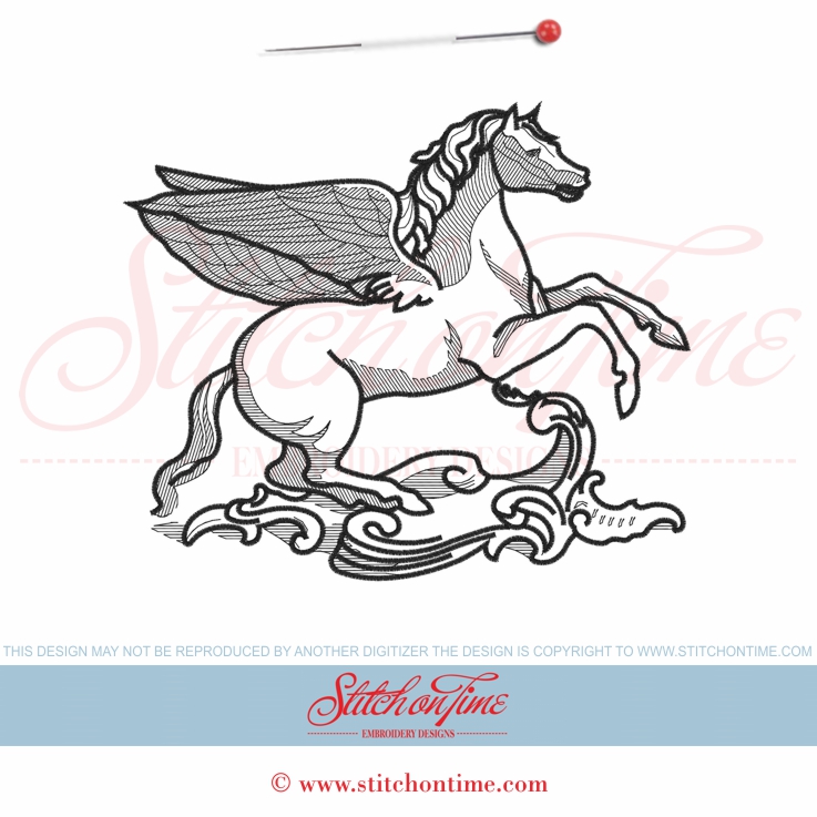 20 Vintage : Winged Horse Pegasus 6x10