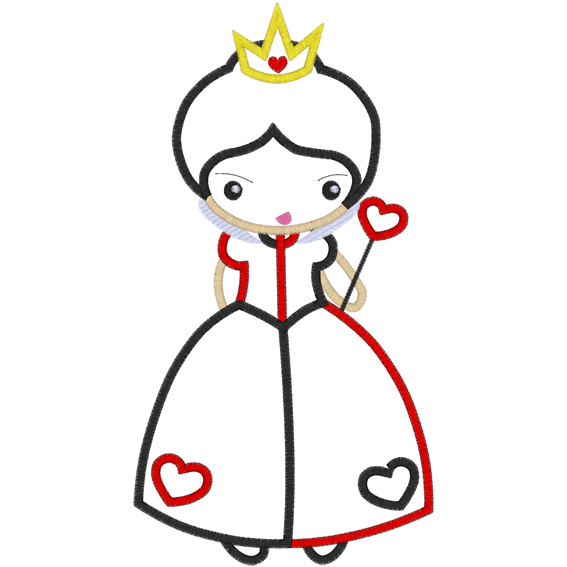 Wonderland (A13) Queen Applique 6x10